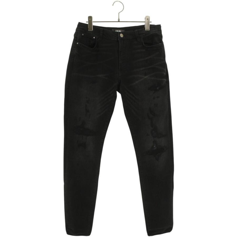 アミリ サイズ:34インチ ウォッシュドスキニーデニムパンツ 中古 BS99 AMIRI（アミリ） サイズ:34インチ ウォッシュドスキニーデニムパンツ