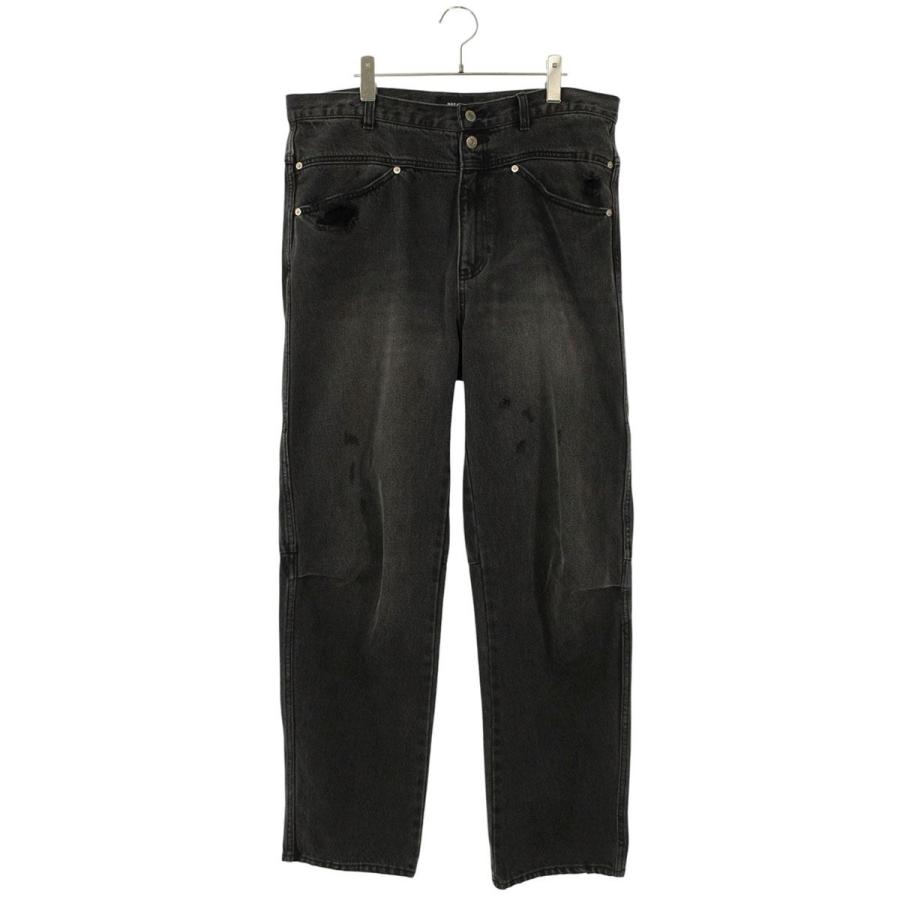 ブレス サイズ:XL  BR23AW-P1002 ダメージ加工ワイドデニムパンツ 中古 BS99 BLESS（ブレス） サイズ:XL BR23AW-P1002 ダメージ加工ワイドデニム