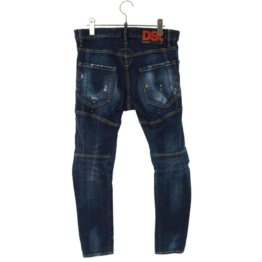 ディースクエアード  S71LB0725 ペンキダメージ加工デニムパンツ メンズ 44 DSQUARED2（ディースクエアード） サイズ:44 S71LB0725 ペンキダメージ