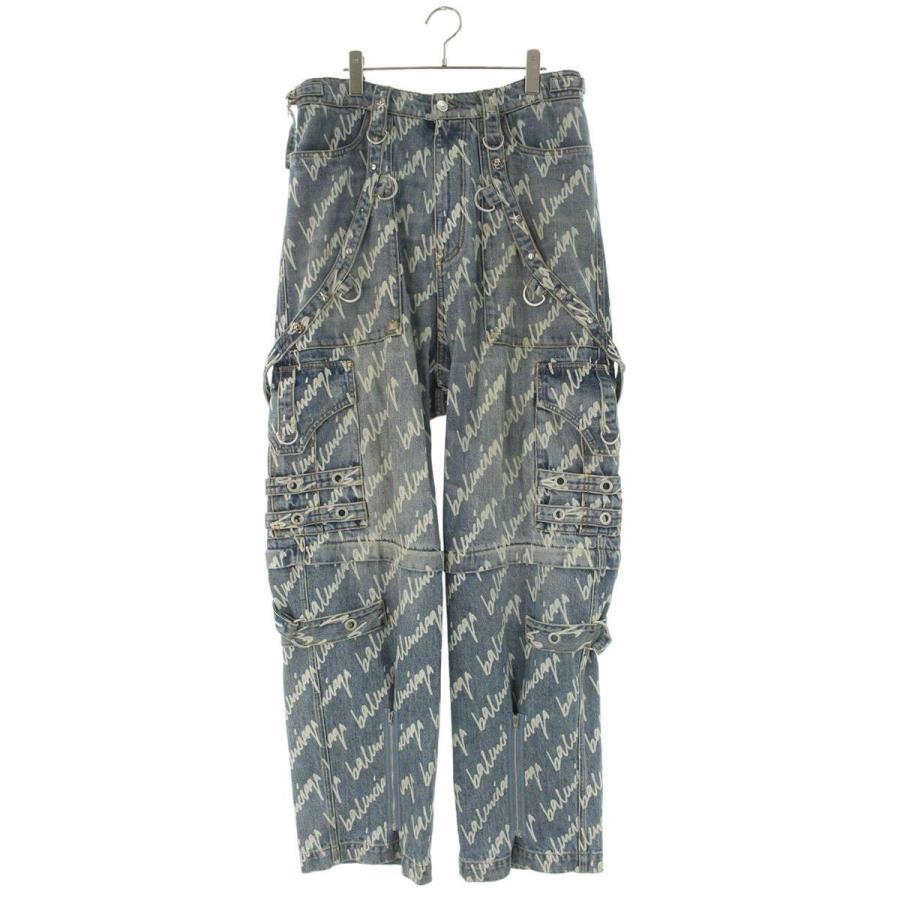 バレンシアガ  681693 TBP47 スタッズ装飾バギーレイバーデニムパンツ メンズ 31 BALENCIAGA（バレンシアガ） デニムパンツ 29インチ 681693 TBP47