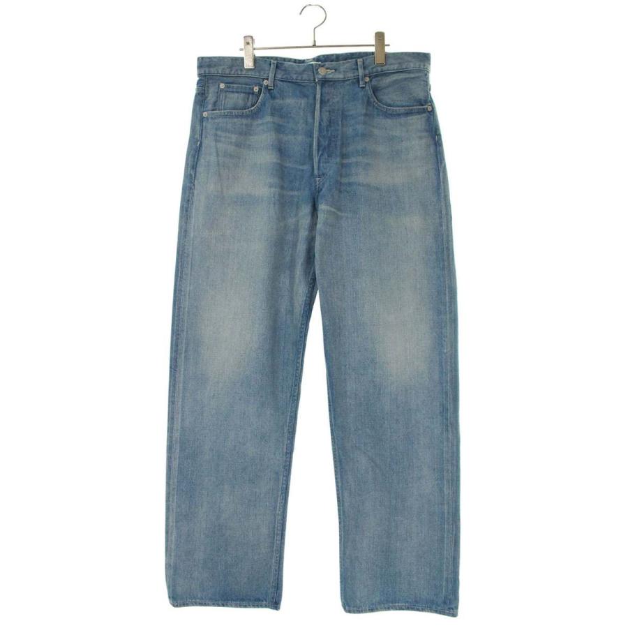 オーラリー サイズ:5  25SS  A25SP03DE セルビッジフェードライトワイドデニムパンツ 中古 BS99 AURALEE（オーラリー） サイズ:5 25SS A25SP03DE セルビッジフェード