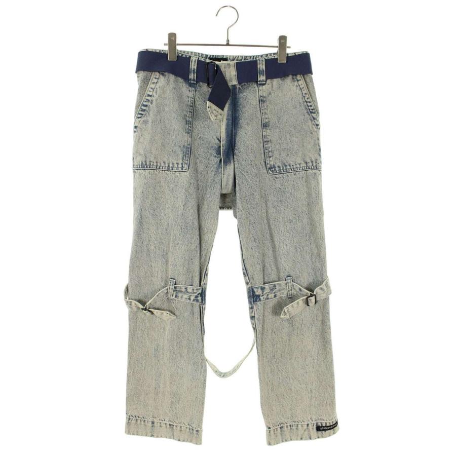 ナインティーナインパーセントイズ サイズ:2 ボンテージデニムパンツ 中古 BS99 99%IS- ナインティーナインパーセントイズ サイズ:2 ボンテージデニム