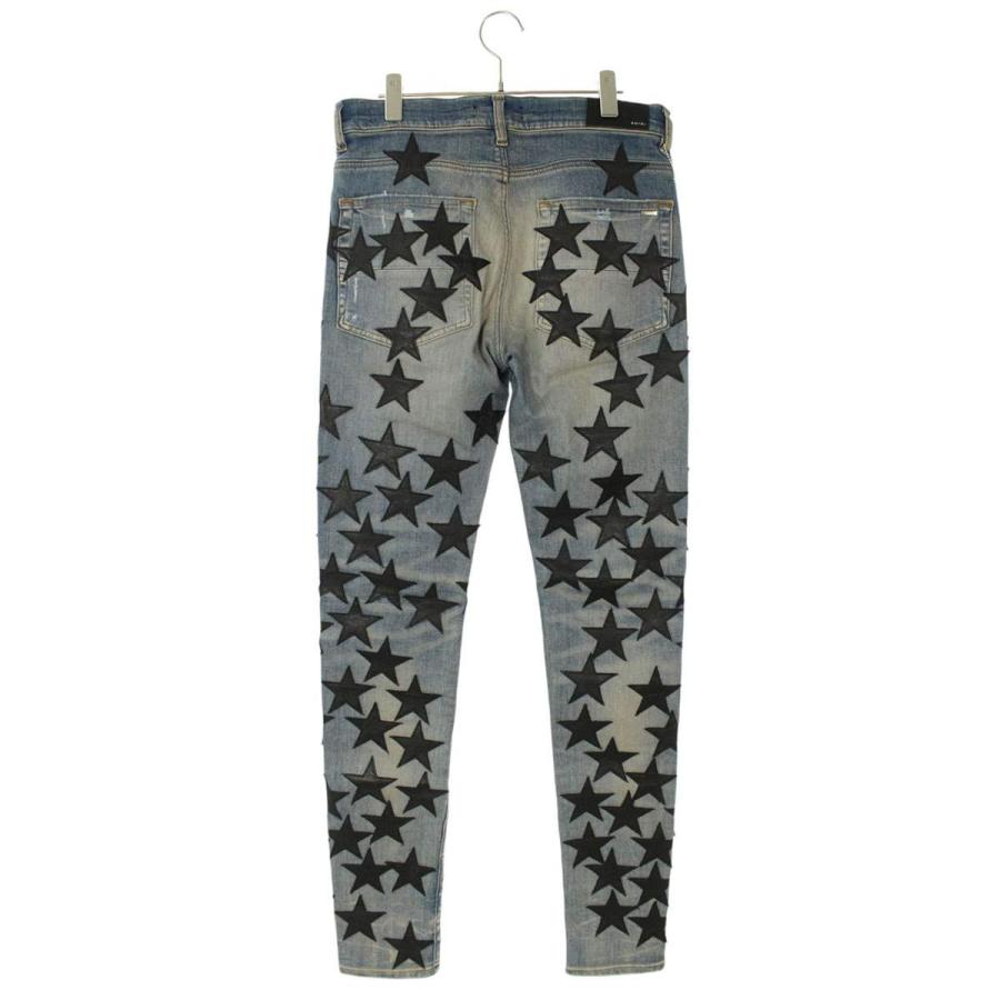 AMIRI（アミリ） 32インチ スターパッチウォッシュドデニムパンツ 中古 