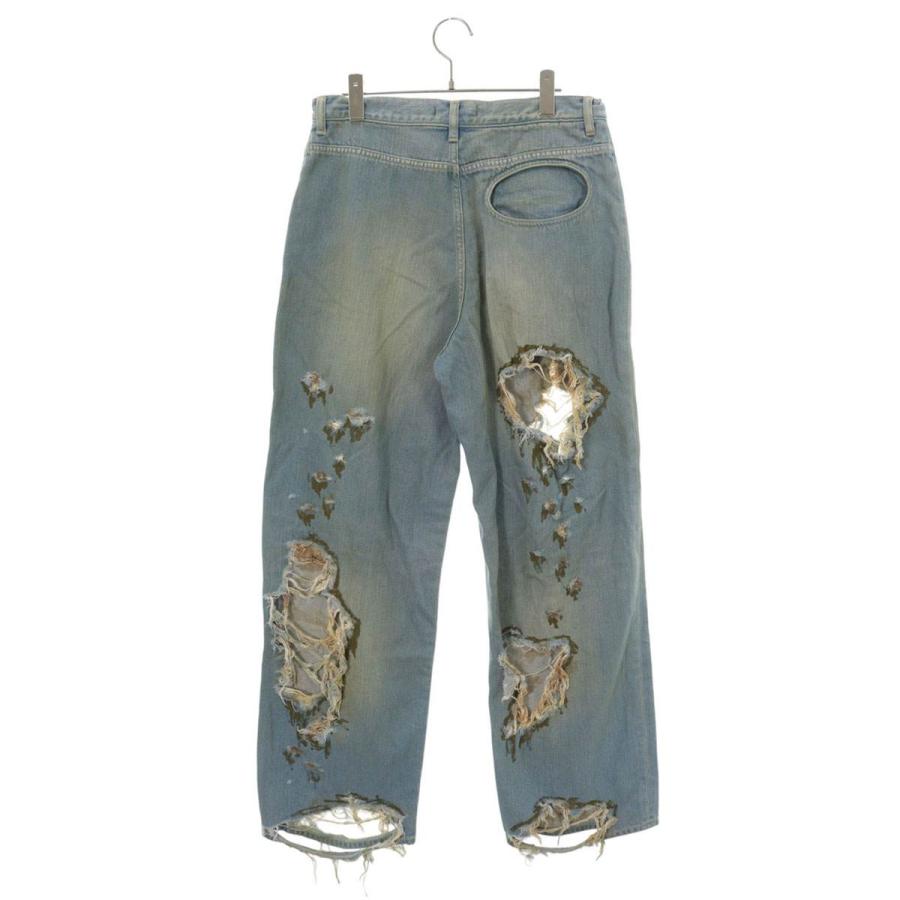 リトルベッドルーム サイズ:32インチ 25AW Warp Hole Denim Moss Ver