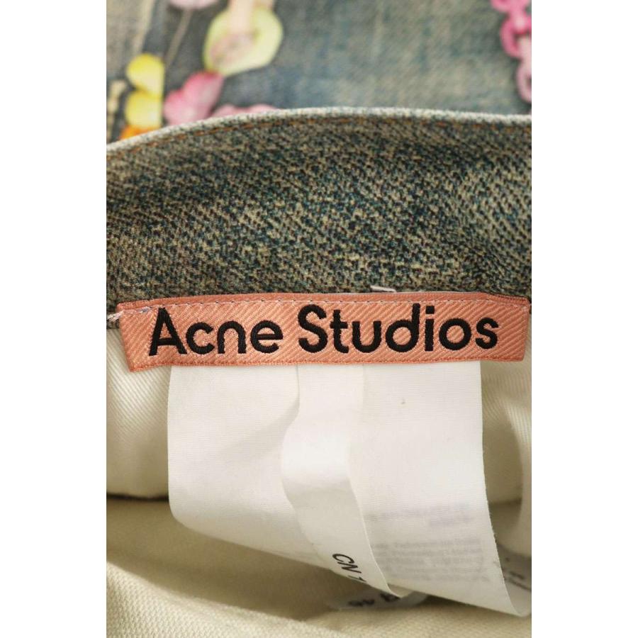 ACNE STUDIOS 風1981M キーチェーンプリントバギーデニムパンツ Acne Studios（アクネ ストゥディオズ） サイズ:46 FN-MN-TROU001101