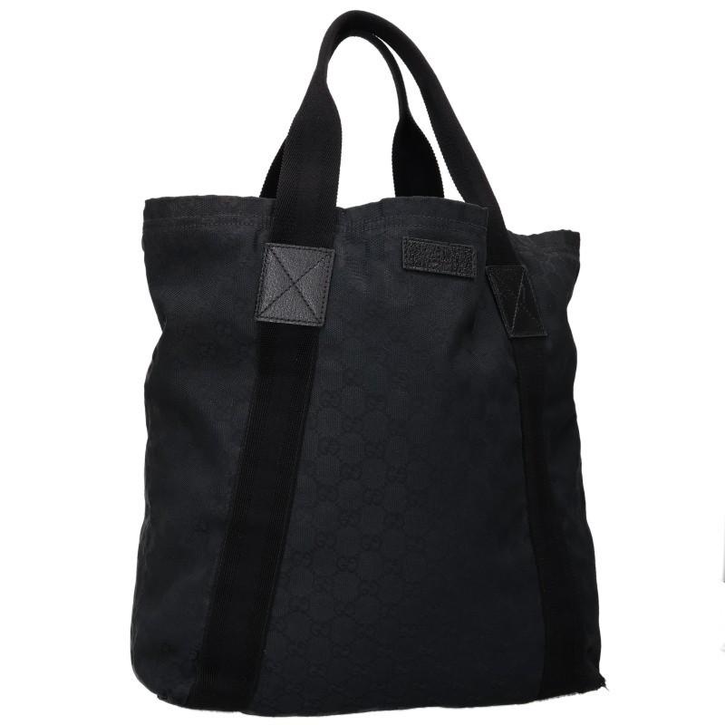 グッチ GUCCI 189669 トートバッグ GG柄キャンバス ハンド 黒 GUCCI（グッチ） 189669 GG柄キャンバストートバッグ 中古 BS99