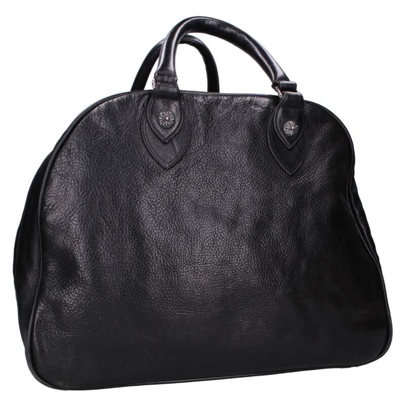 クロムハーツ   GYM LRG ジムバッグ セメタリーパッチ付レザーハンドバッグ 中古 SJ02 CHROME HEARTS（クロムハーツ） ハンドバッグ GYM LRG ジムバッグ