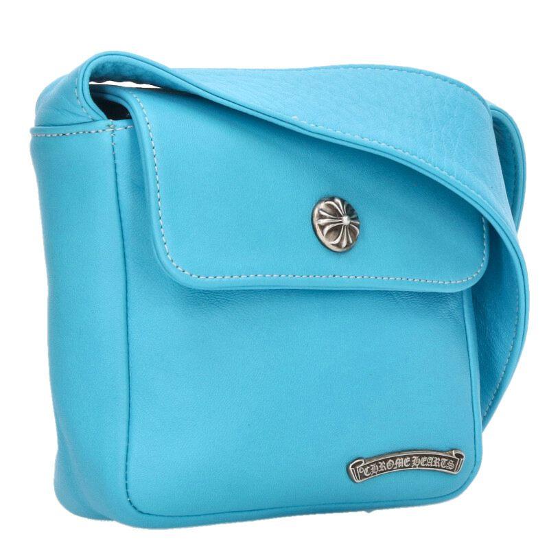 クロムハーツ   HOT POT ホットポット クロスボールボタンハラコレザーショルダーバッグ 中古 SJ02 CHROME HEARTS（クロムハーツ） ショルダーバッグ HOT POT ホット