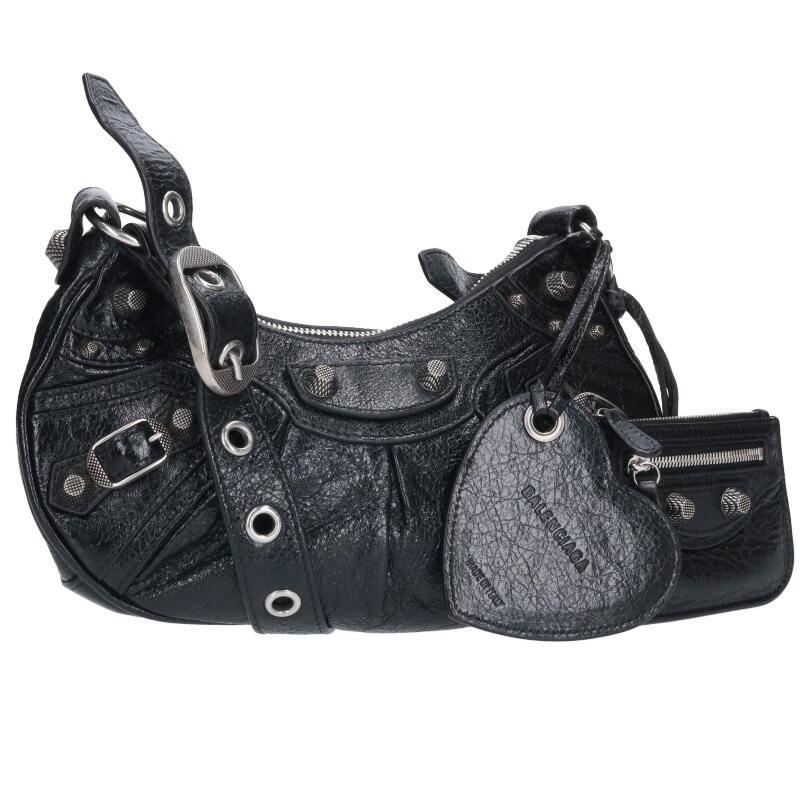 BALENCIAGA バレンシアガ サイズ:XS 671309 ルカゴールレザースタッズ 