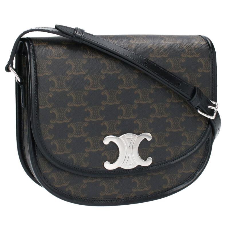 セリーヌ サイズ:M  114452GJG ミディアムブザストリオンフショルダーバッグ 新古品 SB01 CELINE（セリーヌ） ショルダーバッグ サイズ:M 114452GJG ミディアム