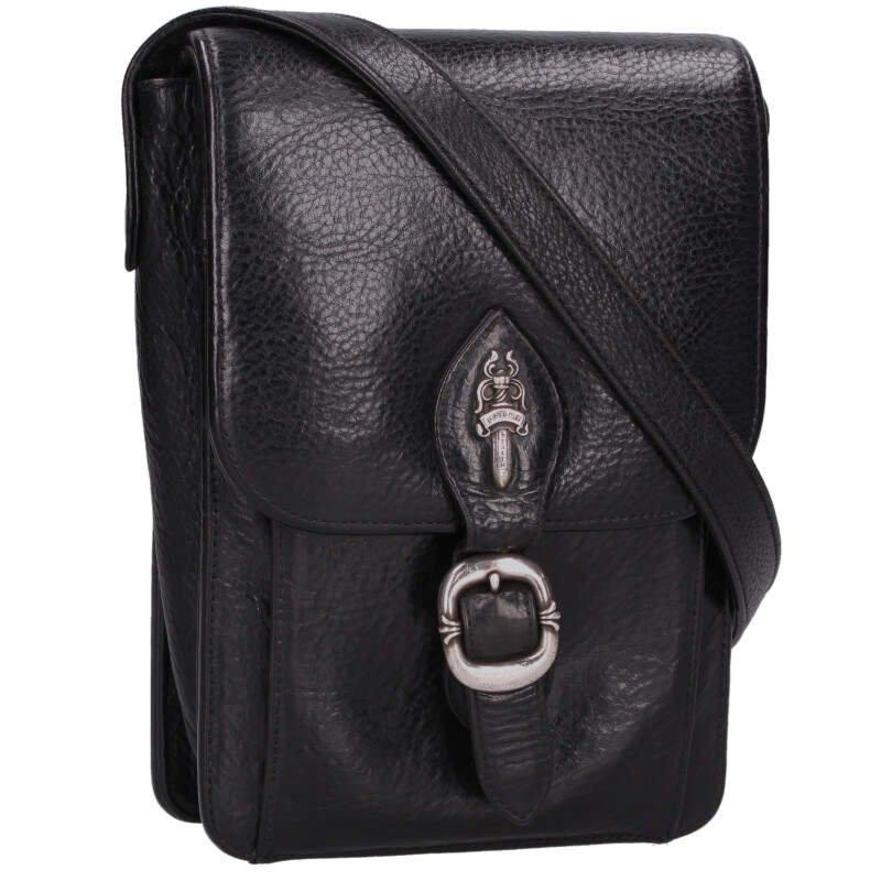 クロムハーツバック。 CHROME HEARTS（クロムハーツ） ショルダーバッグ ダガー装飾フラップ