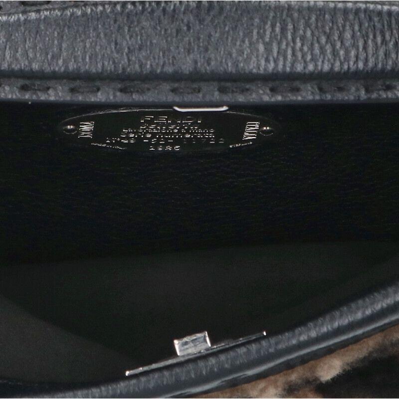 FENDI（フェンディ） 7VA422 ピーカーブフィットミニ ズッカ柄ボア 