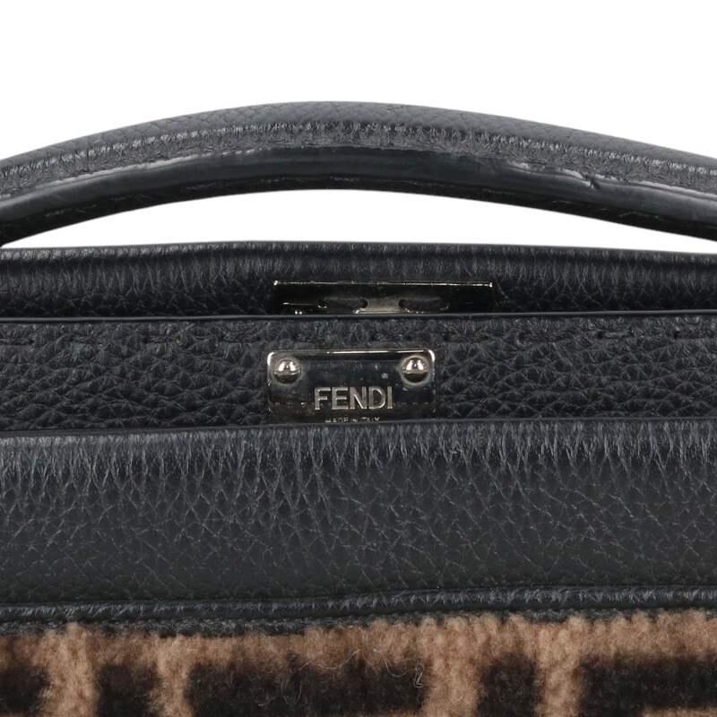 FENDI（フェンディ） 7VA422 ピーカーブフィットミニ ズッカ柄ボア 