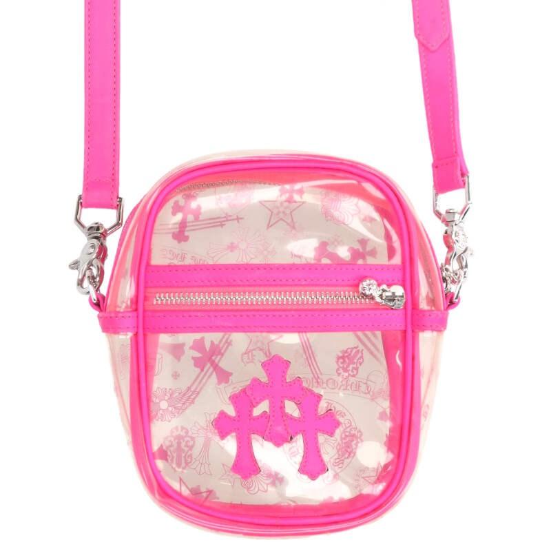 クロムハーツ   TAKA MINI タカミニ PVC素材クロスパッチ付きショルダーバッグ 中古 OS06 CHROME HEARTS（クロムハーツ） ショルダーバッグ TAKA MINI タカミニ