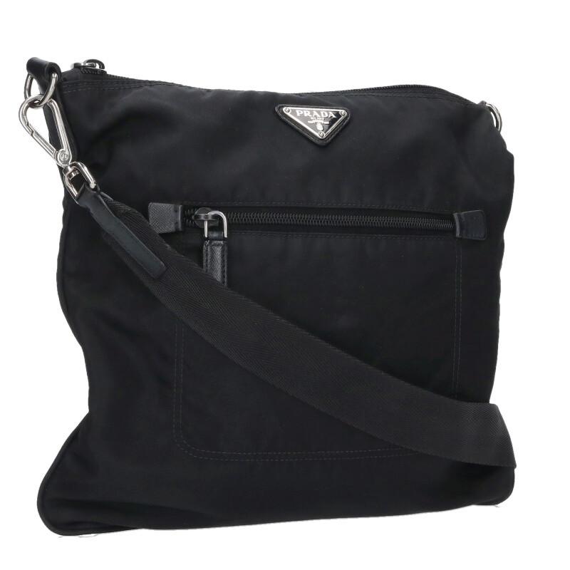 新品未使用　プラダ　ショルダーバック1BH716 ブラック PRADA（プラダ） 1BH716 ナイロンショルダーバッグ 中古 BS99 : RINKAN
