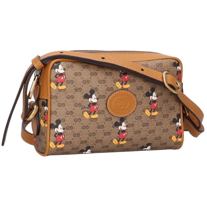 GUCCI（グッチ） 602536 GGスプリーム ミッキーマウスショルダーバッグ 