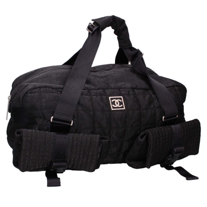 シャネル   シャネルスポーツ ココマークチョコバーボストンバッグ 中古 BS99 CHANEL（シャネル） シャネルスポーツ ココマークチョコバーボストン