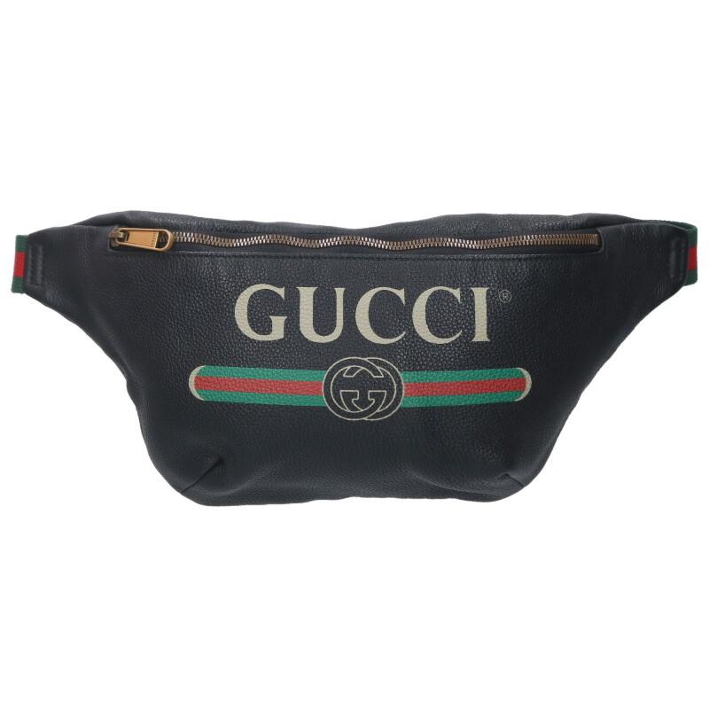グッチ   530412 ヴィンテージロゴレザーボディバッグ 中古 OM10 GUCCI（グッチ） 530412 ヴィンテージロゴレザーボディバッグ 中古