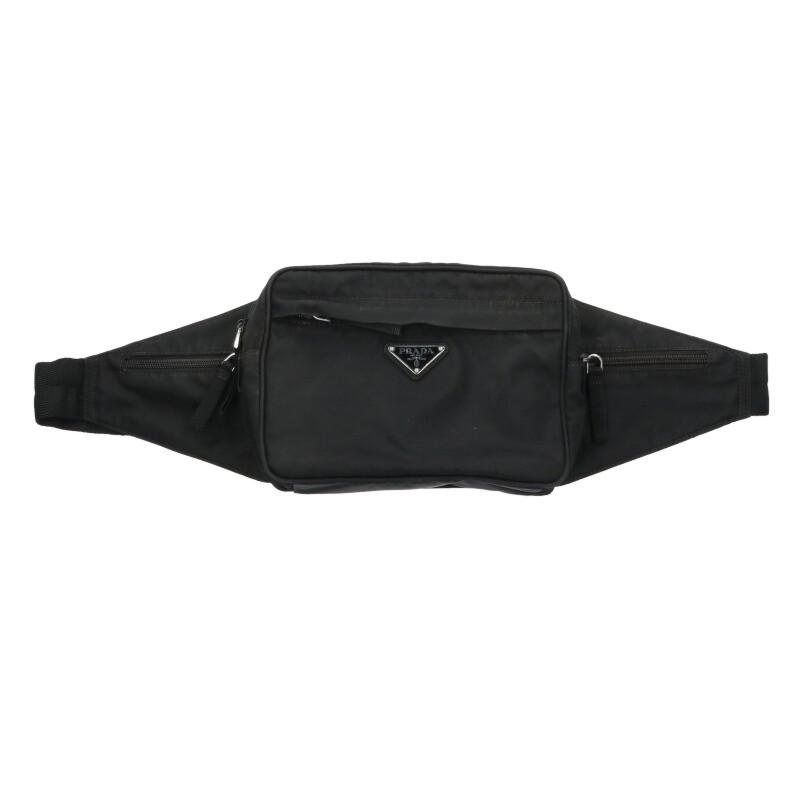 PRADA（プラダ） 2VL001 三角ロゴプレートナイロンウエストバッグ 中古