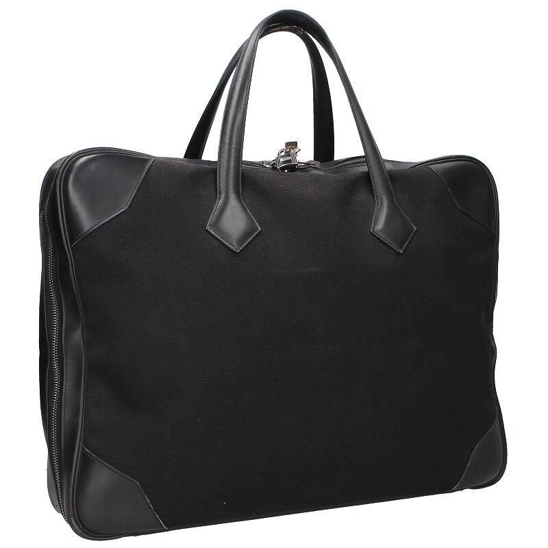 HERMES 美品 ヴィクトリア 45 アルデンヌ ブラック ボストンバッグ HERMES 美品 ヴィクトリア 45 アルデンヌ ブラック ボストンバッグ