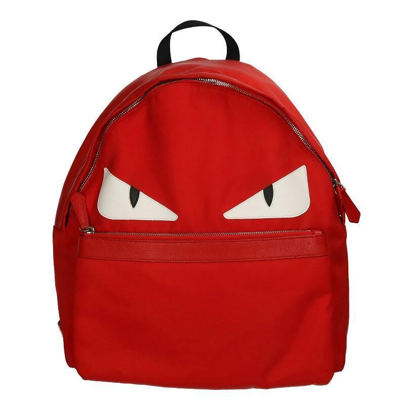 注目の フェンディ Fendi 7vz012 モンスターバグバグスナイロンバックパック 中古 Bs99 輝く高品質な Clearchannel Com Br