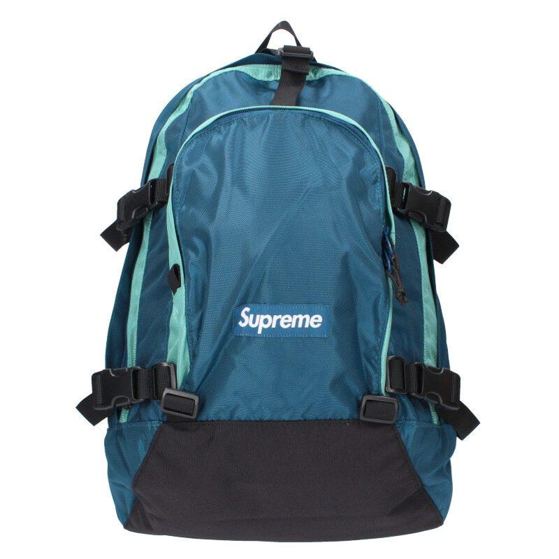シュプリーム 19AW Backpack ボックスロゴナイロンバックパック 中古