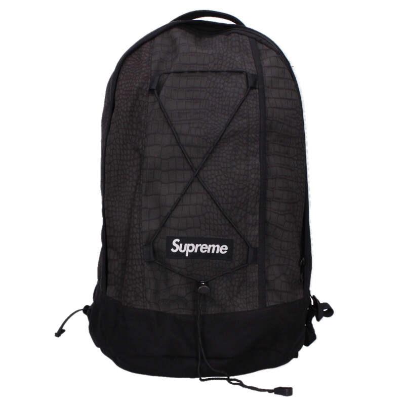 Supreme（シュプリーム） 13SS Croc Backpack ボックスロゴナイロン