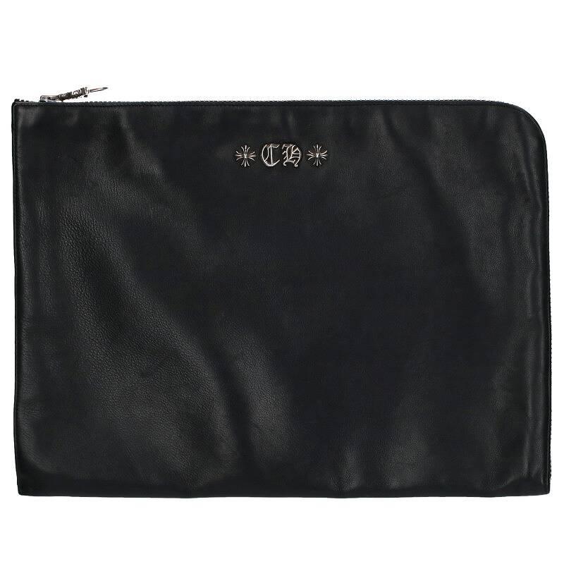 CHROME HEARTS クロムハーツ クラッチバッグ CHプラスLジップレザー 
