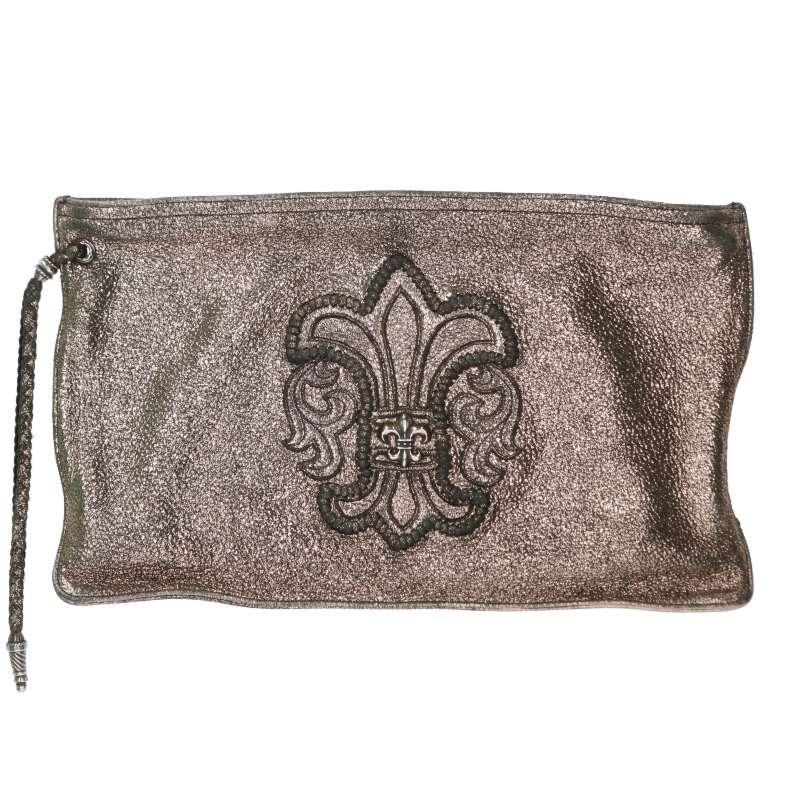 CHROME HEARTS クロムハーツ クラッチバッグ BSフレアレザークラッチ  