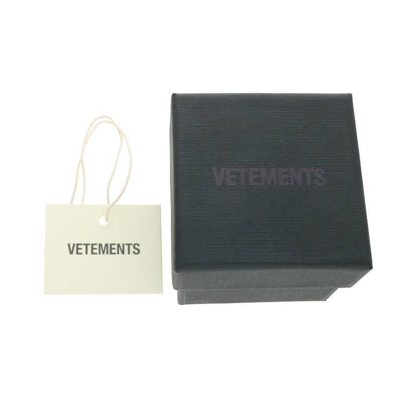 ヴェトモン VETEMENTS 22SS UE52RI100G サイズ:S/13.5号 ロゴシグネットリング 新古品 SB01｜rinkan｜05