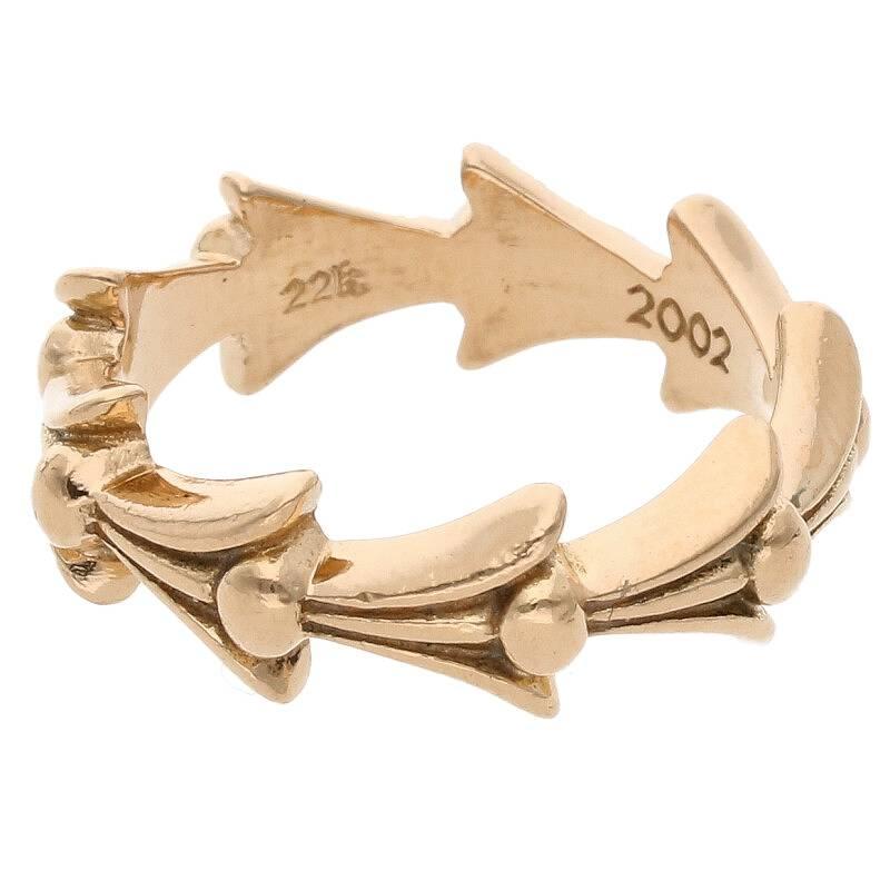 CHROME HEARTS クロムハーツ リング 22K CROSS TAIL/クロス CHROME HEARTS クロムハーツ リング 22K CROSS TAIL/クロス