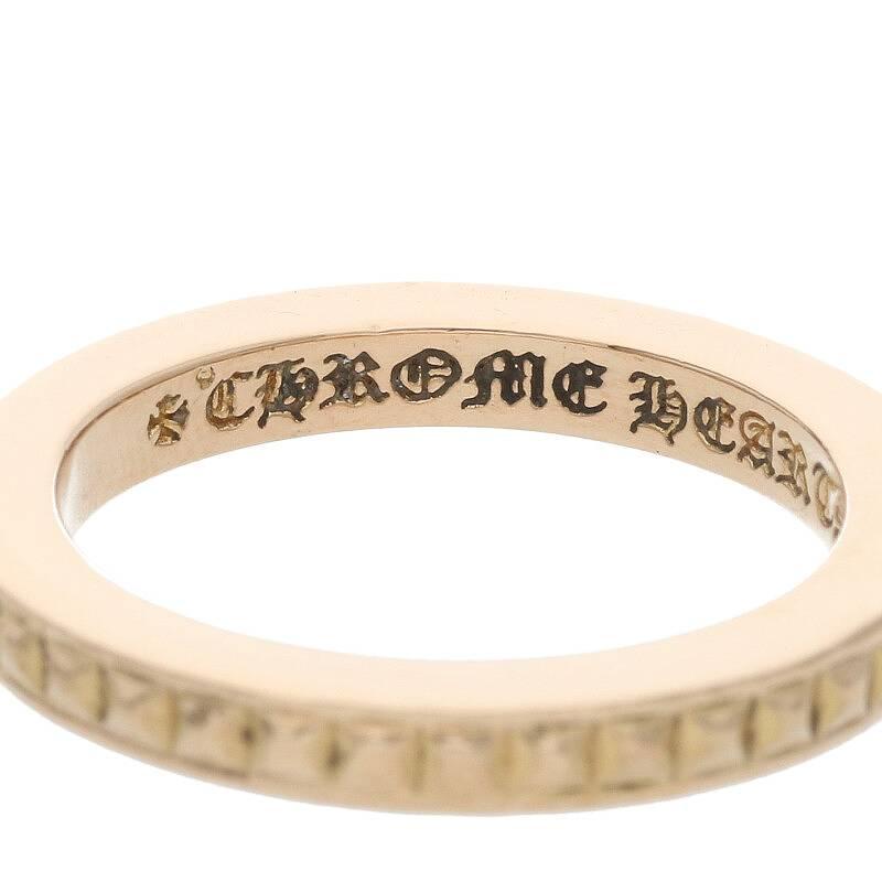CHROME HEARTS クロムハーツ リング 22K TFP PNK JVI/22K CHROME HEARTS クロムハーツ リング 22K TFP PNK JVI/22K