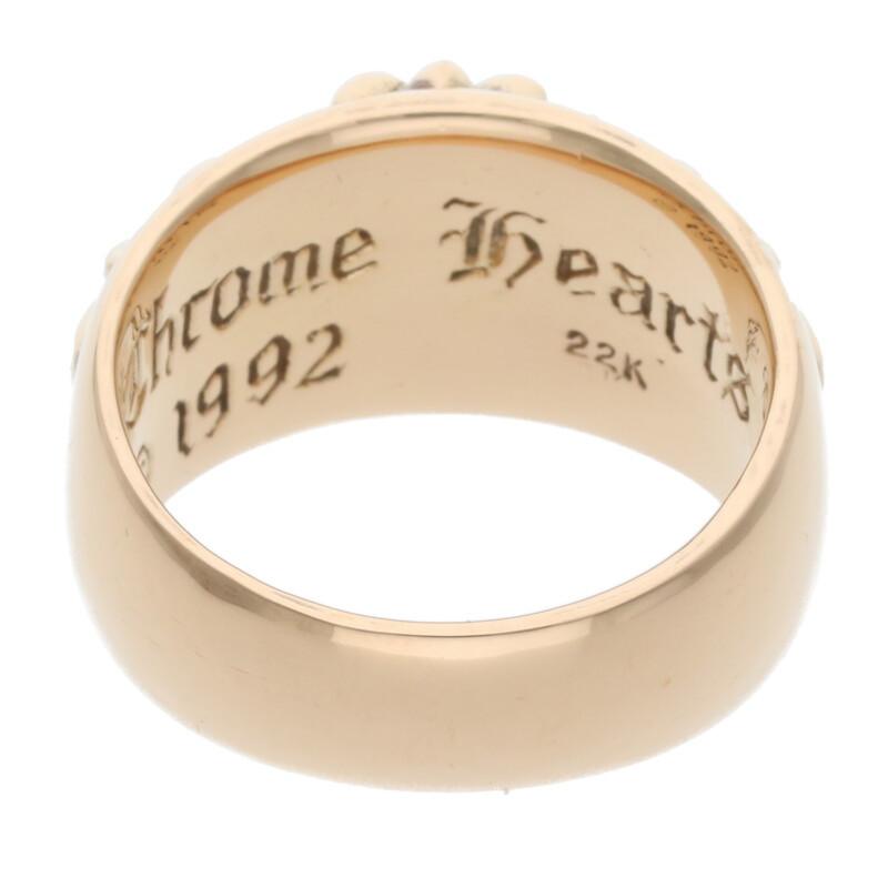 CHROME HEARTS クロムハーツ リング サイズ:22号 22K FLRL CRS CHROME HEARTS クロムハーツ リング サイズ:22号 22K FLRL CRS