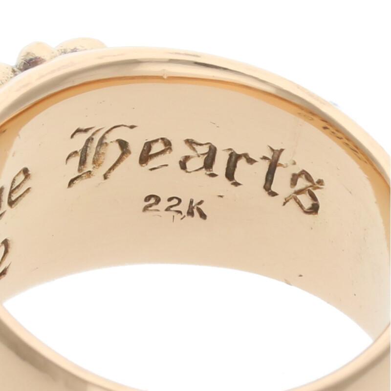 CHROME HEARTS クロムハーツ リング サイズ:22号 22K FLRL CRS CHROME HEARTS クロムハーツ リング サイズ:22号 22K FLRL CRS