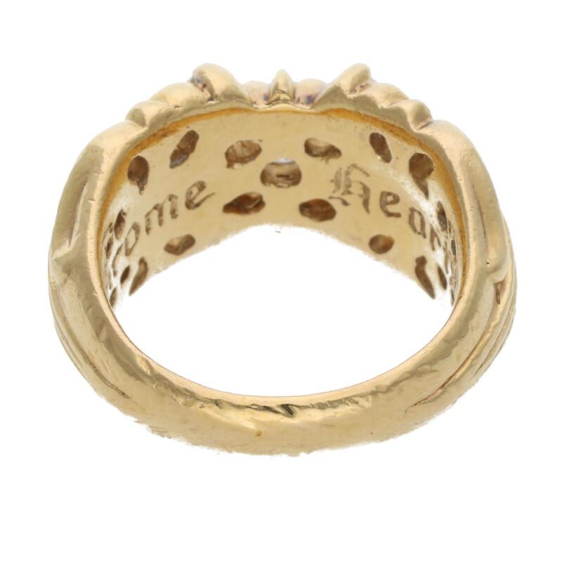 CHROME HEARTS クロムハーツ リング サイズ:24号 22K K&T DIA 1 CHROME HEARTS クロムハーツ リング サイズ:24号 22K K&T DIA 1