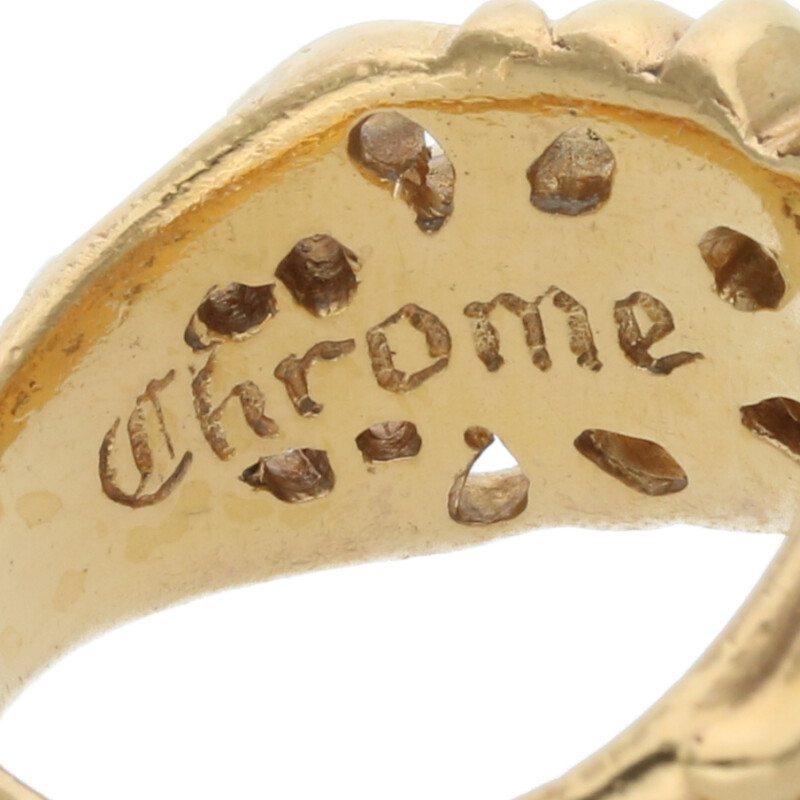 CHROME HEARTS クロムハーツ リング サイズ:24号 22K K&T DIA 1 CHROME HEARTS クロムハーツ リング サイズ:24号 22K K&T DIA 1