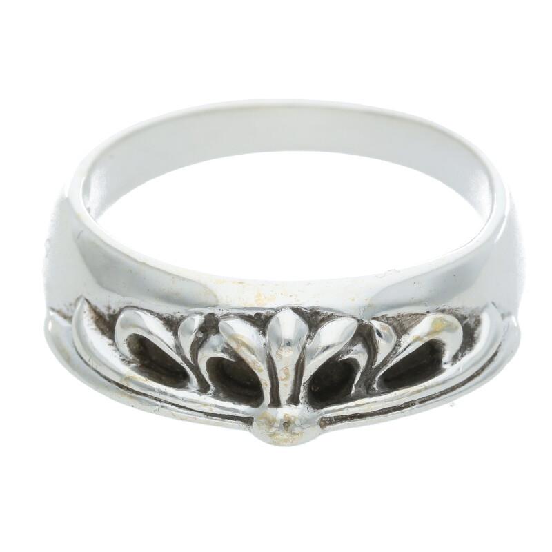 CHROME HEARTS（クロムハーツ） リング サイズ:24号 HALF CLSC FLRL 