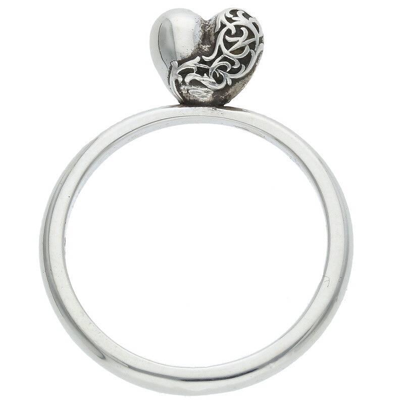 CHROME HEARTS クロムハーツ サイズ:9号 BUBBLGM HEART
