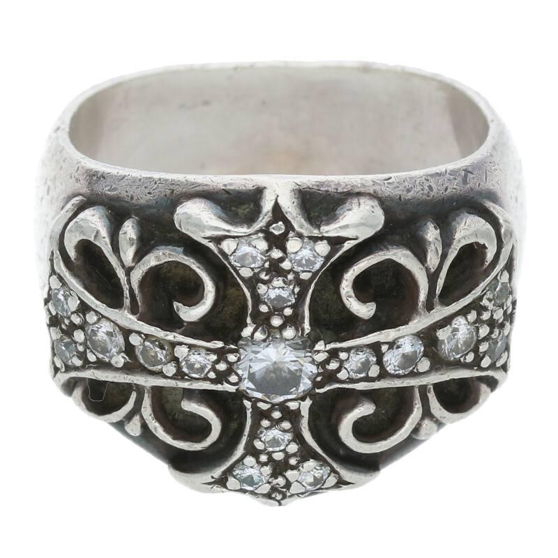 CHROME HEARTS（クロムハーツ） リング サイズ:22号 KEEPER P DMND