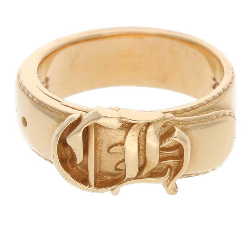 CHROME HEARTS（クロムハーツ） リング サイズ:9.5号 22K BELTED CH