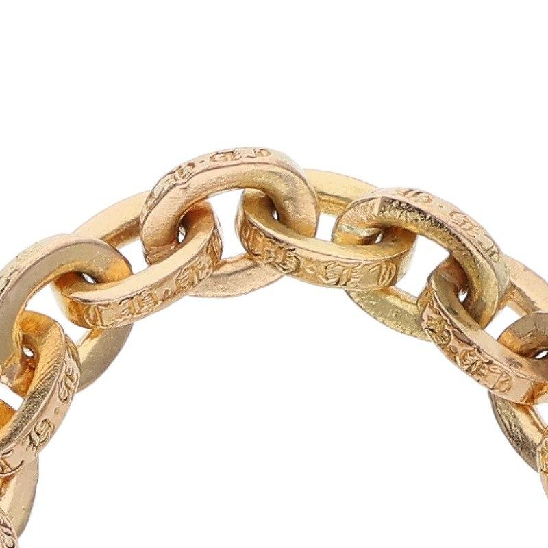 ゴールド ペーパーチェーンリング ゴールド ペーパーチェーンリング CHROME HEARTS クロムハーツ