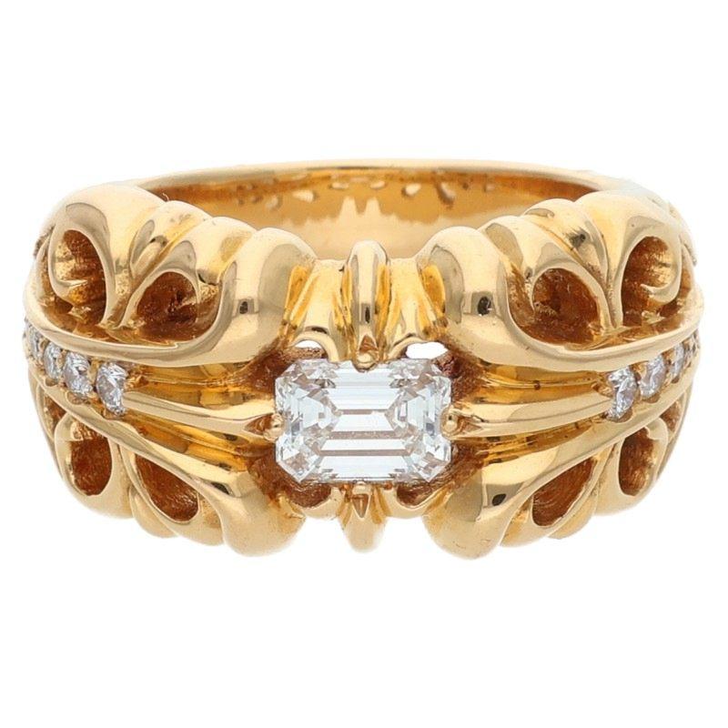 CHROME HEARTS（クロムハーツ） リング サイズ:20号 22K K&T DIA