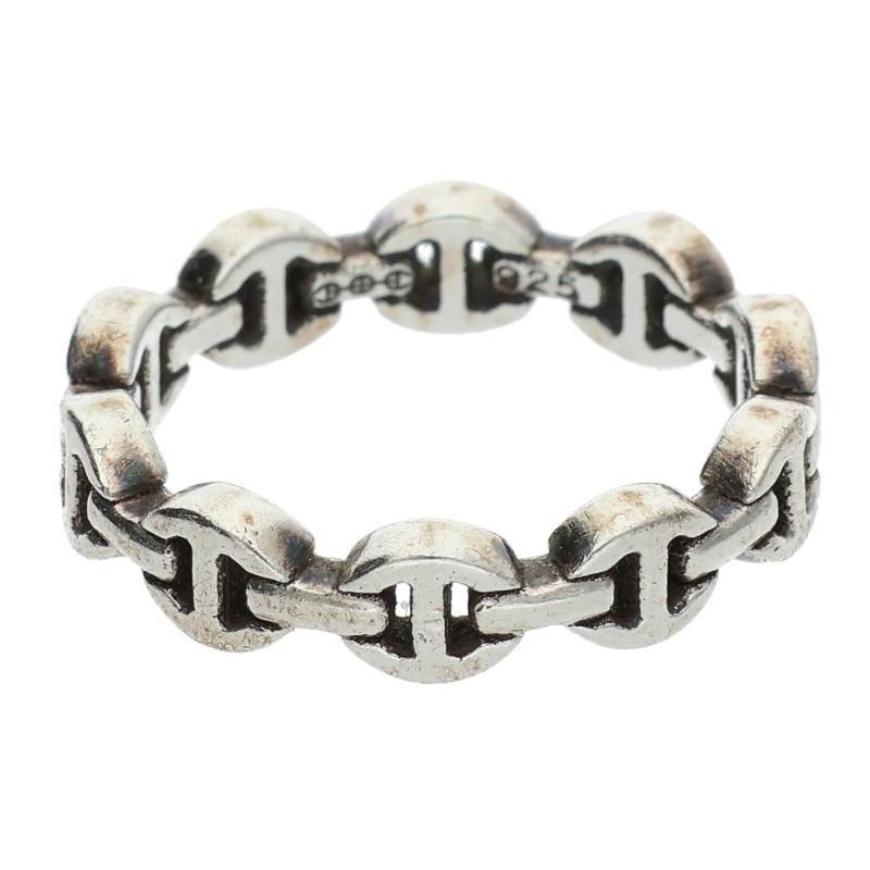 ホーセンブース サイズ:9号 DAME TRI-LINK マイクロシルバーリング