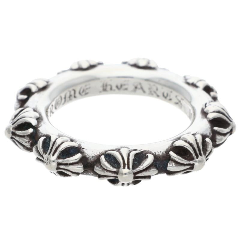 CHROME HEARTS（クロムハーツ） リング サイズ:19号 CROSS BAND クロス