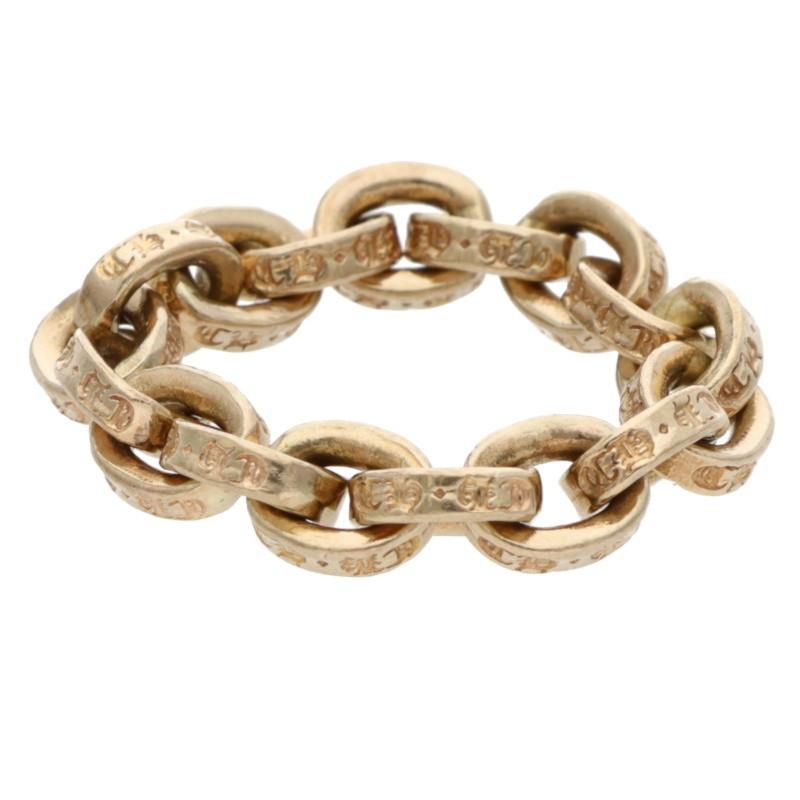 クロムハーツ　ペーパーチェーン　リング　10号 CHROME HEARTS（クロムハーツ） リング 10号 22K PAPER CHAIN RING