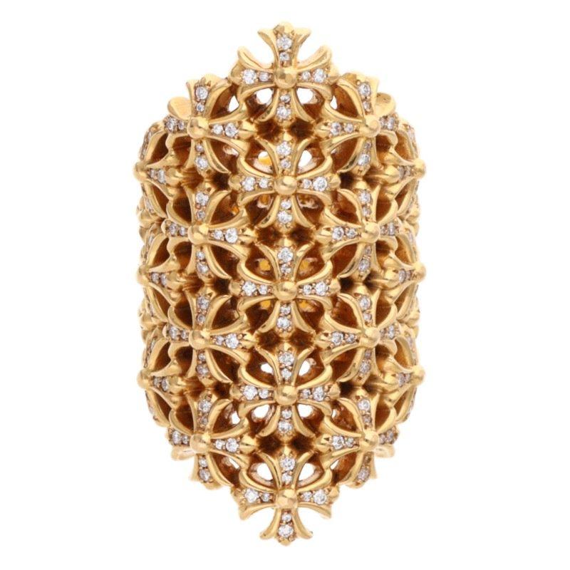 CHROME HEARTS（クロムハーツ） リング サイズ:14号 22K CHAIN MAIL SM