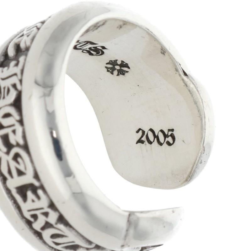 CHROME HEARTS（クロムハーツ） リング 1号 SM SCROLL LABEL スモール 