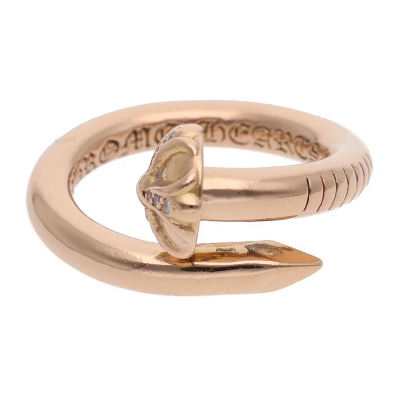 CHROME HEARTS（クロムハーツ） リング サイズ:6号 22K NAIL CRSBALL