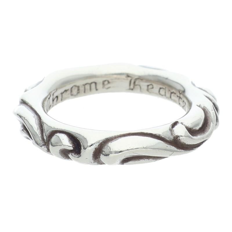 CHROME HEARTS（クロムハーツ） リング 19号 SCRL BAND スクロール