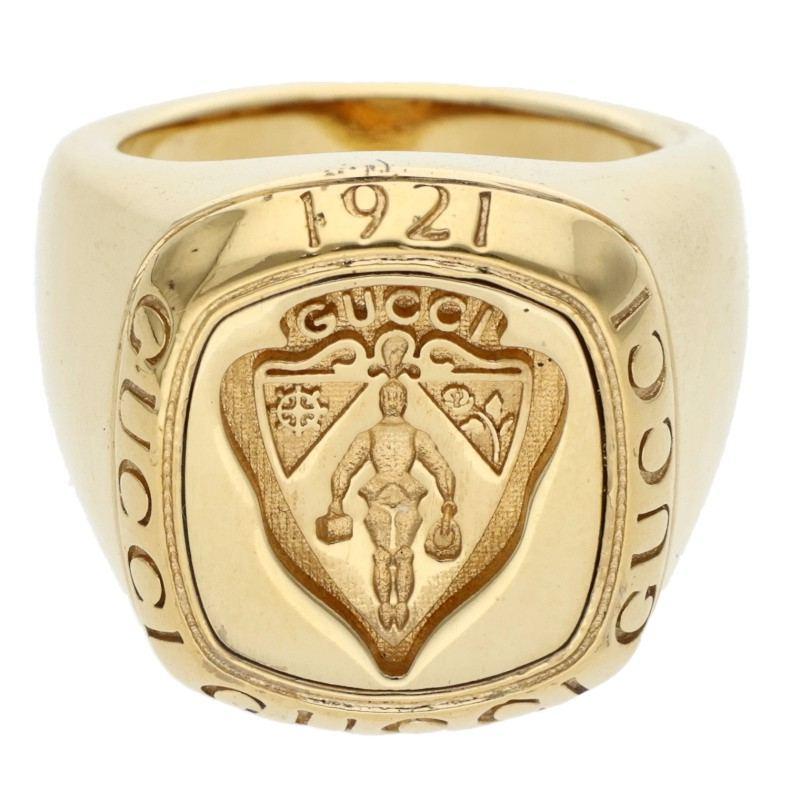 GUCCI（グッチ） 12号 グッチクレスト シグネットリング 中古 BS99
